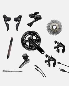 GRUPO DE TRANSMISIÓN Shi-mano Dura-Ace R9200 Di2 (Negro) (2 x 12 Velocidades) (11-30T) (Freno de Disco) - Product Image 2