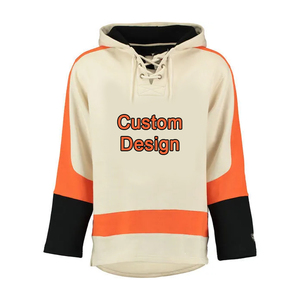 High Quality Custom Made Ice Hockey Hoodie Printed Twill Embroidery 100% Polyester Fleece Breathable Waterproof Anti-UV Quick - Product Image 6