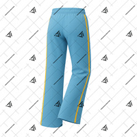 HBCU Southern University et A & M College Collegiate Apparel Pantalon de survêtement brodé à jambes larges pour femmes