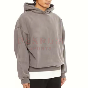 Diseño único Patrón impreso Hombres Terry Sudadera con capucha de algodón de alta calidad Respetuoso del medio ambiente Hombres Terry Sudadera con capucha de algodón - Product Image 4