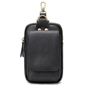 Bolso de Cintura Vintage Único, Riñonera Cruzada de Cuero Vacuno, Estilo Moderno, Bolso de Cintura de Cuero Vintage - Product Image 1