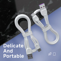 Cable de Datos USB Tipo C de Alta Velocidad Hotriple A1T 2.4A, 1M 3M 5M, PVC, 8 Pines Micro, para Computadoras y Móviles Inteligentes, Precio Económico, Envío Rápido