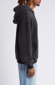 Hoodie Homme 2026 de Qualité Supérieure, Vente en Gros, Uni, en Coton Épais Respirant, Coupe Boxy Oversize, Effet Délavé à l'Acide - Product Image 2