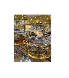 Latest Design Different Shape Chafing Design Stainless Steel and Brass <b>Food</b> Warmer Chafing Dish <b>for</b> <b>Hot</b> Selling - Product Image 1