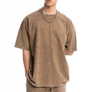 Ensemble 2 pièces pour homme : T-shirt imprimé délavé à l'acide et short de sport décontracté à taille élastique, séchage rapide et respirant - Product Image 4