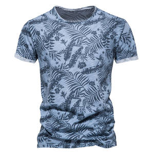 Camisetas estampadas con cuello redondo Ropa de moda Los hombres más vendidos usan camisetas High Street Tallas grandes Camisas para hombres de Pakistán - Product Image 1