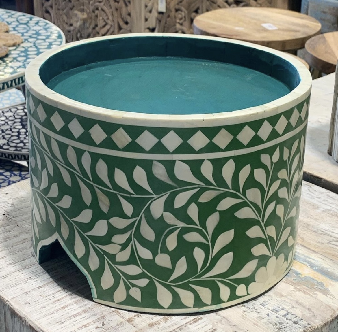 Ciotola In Onice Marocchino 10cm - Handmade, Per Pietre Curative