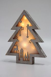 PRODUITS ARBRE DE NOËL DÉCORATION ÉCOLOGIQUE CADEAU FAIT À LA MAIN Arbre en bois ornemental Fabriqué en cerisier un arbre pour toute saison - Product Image 2