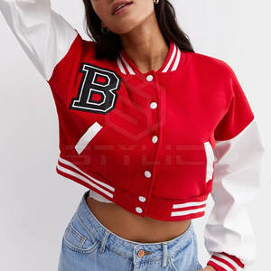 Vestes pour femmes High Street du Pakistan Varsity Jacket avec tenue décontractée Crop Top Women Varsity Jacket - Product Image 1