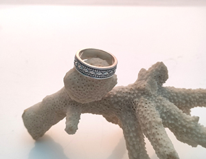 Wholesale 925 Sterling Silver Meditation <b>Spinner</b> <b>Rings</b> Excellent Quality Single Tone Minimalistic Beautiful Bezel Setting - Product Image 3