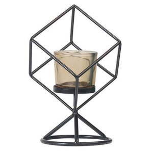 Metal Candle Holder Geometrical Design Modern Christmas Handmade Silver for Party Wedding Home Decor Hot Sale - Product Image 3