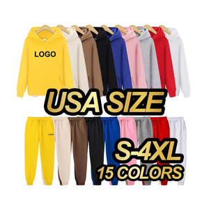 Survêtements d'entraînement personnalisés avec broderie de jogging pour hommes coupe ajustée 100% coton sweat cargo ensemble sweats à capuche et sweat-shirts à capuche pour hommes - Product Image 3