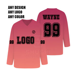 Créez votre propre style Nouvelle arrivée Mode Jersey de hockey sur glace imperméable 100% polyester avec taille personnalisée - Product Image 3