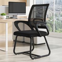 Chaise d'ordinateur ergonomique de style moderne en maille pliable pour économiser de l'espace pour les petits appartements de bureau à domicile tournant