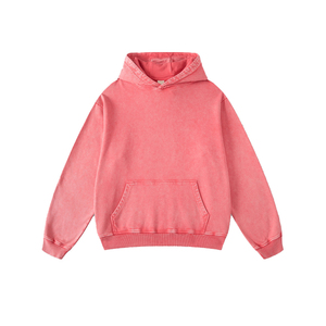 เสื้อมีฮู้ดสำหรับผู้ชายผ้าคอตตอนผสมกรดซักเสื้อผ้าเนื้อนิ่มระบายอากาศได้ดี - Product Image 6