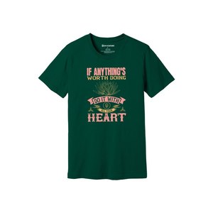 Camiseta informal de algodón 100% con impresión de temas de Buda en 3D, 12 opciones de color, 160-180, colocación de diseño personalizable GSM pesado - Product Image 2