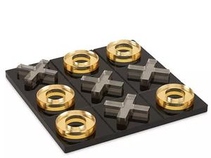 หินอ่อนสีขาวบริสุทธิ์ Tic Tac Toe ของขวัญที่สมบูรณ์แบบสำหรับวันเกิด Tic Tac Toe เกมในร่มสำหรับเด็กที่มีคุณภาพสูงเกมกระดาน - Product Image 5