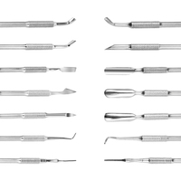 Fournitures professionnelles pour ongles en gros : Outils durables et écologiques en acier inoxydable double face – Meilleur repousse-cuticules et coupe-callosités
