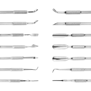 เครื่องกำจัดหนังที่ตายแล้วอุปกรณ์ทำเล็บสองด้านทำจากสเตนเลสสตีลที่ดันหนังกำพร้าที่ดีที่สุด - Product Image 5