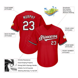 Camisetas de Béisbol Personalizadas para Hombre, 100% Poliéster, Transpirables, de Secado Rápido, al Mejor Precio al por Mayor - Product Image 3