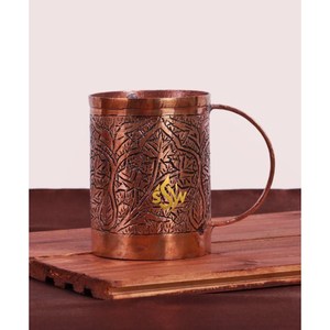 Newest Design Hammered Copper Metal Mule <b>Mug</b> Brass Drinkware in <b>Large</b> Shape for Christmas & Bars Drinkware Accessories Supplies - Product Image 1
