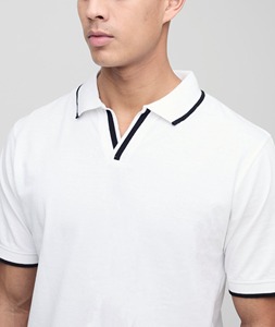 2025 Men's polo shirt 100% cotton short sleeve custom printed logo loose fit polo t-shirt <b>for</b> men - Product Image 6