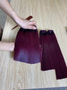 วิกต่อผมมนุษย์เกรด12A ผมตรงจากเวียดนามจัดเรียงตามหนังแท้สี99J - Product Image 3