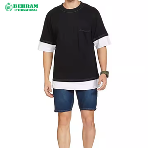 เสื้อยืดคอกลมทรงปกติสำหรับผู้ชาย คุณภาพหรูหรา ผ้าฝ้าย 100% พิมพ์โลโก้ได้ตามต้องการ สไตล์สตรีทแวร์ ผ้าเปล่า เป็นมิตรกับสิ่งแวดล้อม ระบายอากาศได้ดี น้ำหนัก 200 กรัม - Product Image 4