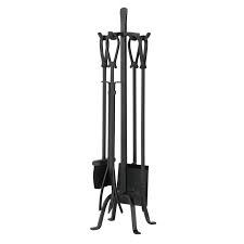 Juego de herramientas de hierro moderno para instalación de esquina para chimeneas de carbón de Villa - Product Image 6