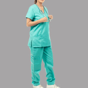ชุดยูนิฟอร์มพยาบาลผ้าเจอร์ซีย์ ราคาขายส่ง รับผลิตตามแบบ สีตามสั่ง ขายดี - Product Image 3