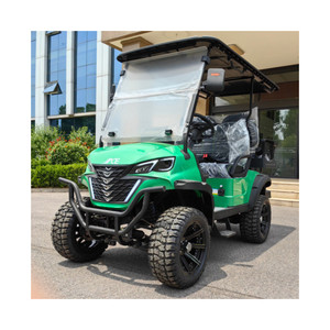 รถกอล์ฟไฟฟ้าแบบใหม่ แบตเตอรี่ลิเธียม 72v 6 ที่นั่ง รถ UTV 4x4 เครื่องยนต์เบนซิน วิทยุ DAB รถคลับคาร์ ยานยนต์ที่ใช้แก๊ส - Product Image 4