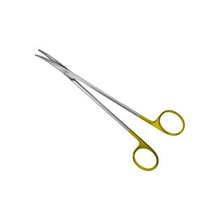 Tijeras Metzenbaum de medio oro de grado Industrial de 7 \ ", tijera quirúrgica de acero inoxidable alemana curvada, suave para esquilar - Product Image 1