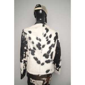 Western Chic Ladies' Cowhide <b>Lambskin</b> <b>Leather</b> <b>Jacket</b> with Embroidered Satin and Fur Customizable Outerwear for Autumn Season - Product Image 2