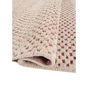 Alfombras de Lana Anudadas a Mano Entropy Rojas y Naranjas AKWL-2093 para Decoración del Hogar - Diseño Kilim Abstracto para Sala de Estar, Pasillo y Entrada - Product Image 2