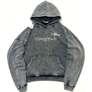 <b>Top</b> Selling Unique Design Regular Fit Men <b>Distressed</b> Hoodies Winter 100% Cotton Wholesale High Quality Street Wear - Product Image 1