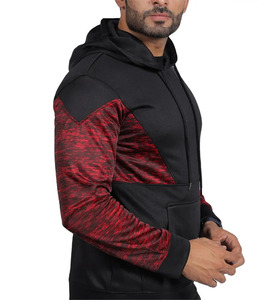 Low MOQ customized color Men <b>Tracksuits</b> Best selling with Blank Front Panel Hooded Running <b>plain</b> <b>tracksuit</b> set - Product Image 5