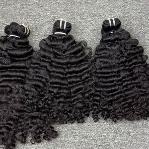 2025 Venta caliente birmano rizado B1 100% extensiones de cabello virgen crudo vietnamita Genius Weft-Color Natural - Product Image 1