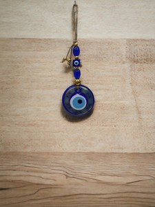 DAFNI EVIL EYE 7 ซม. กระจกแม่เหล็กทำมือลายนูน ของตกแต่งผนังแบบดั้งเดิม - Product Image 6