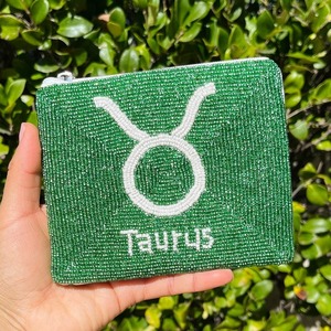 Monedero de cuentas bordadas, cartera pequeña hecha a mano, porta monedas étnico, monedero tribal con cuentas. - Product Image 2