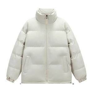 Chaquetas acolchadas cálidas de otoño e invierno para hombre, chaqueta acolchada de algodón informal con abrigo a prueba de viento, patrón de letras, servicio OEM - Product Image 4