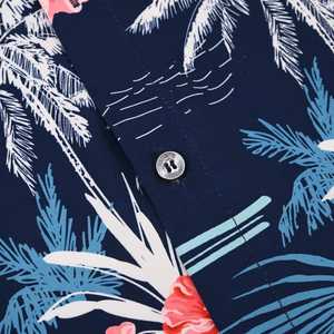 เสื้อฮาวายแขนสั้นผู้ชายเสื้อพิมพ์ลายลำลองสำหรับแฟชั่นฤดูร้อนและวันหยุด - Product Image 4