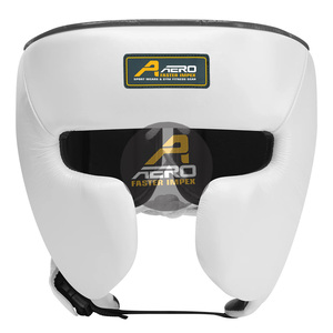 Professional Comfortable Custom Logo Boxing <b>Head</b> Guard Genuine Synthetic Leather for <b>Training</b> - Product Image 1