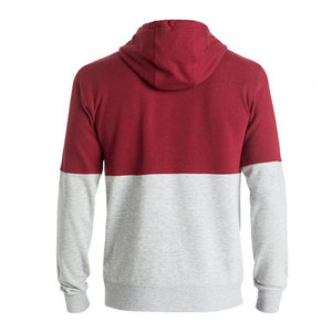 Sweat à capuche en polaire surdimensionné pour hommes de haute qualité sur mesure Plaid de conception à glissière pour logo d'hiver personnalisable - Product Image 2