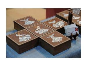 Joyeros de resina de madera más vendidos para regalo y decoración del hogar Solución de almacenamiento elegante - Product Image 4