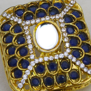 Pendientes de Aro Chapados en Oro para Mujer, Moda de Lujo, Clásicos, de Compromiso, con Piedras Naturales Azules Talladas a Mano, para Bodas y Fiestas, Regalo de Alta Calidad - Product Image 6