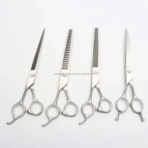 Set 4 pieces Pet Cat Dog Grooming Scissors Japanese Stainless Steel Right Handed Scissor