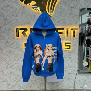 Top vente votre propre logo le plus demandé sweat à capuche zippé Puff imprimé fabriqué en usine sweats à capuche à bas prix hommes sweats à capuche pour hommes - Product Image 1