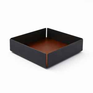 Designer PU Leather Dry Fruit Tray with Velvet Cushion Base Handmade Luxury Tray with Custom Handles - Product Image 5