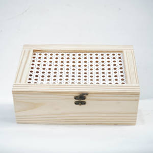 Boîtes cadeaux de rangement de luxe les plus vendues Rectangle en bois massif et bambou de qualité supérieure Options de conception écologiques Style élégant - Product Image 2