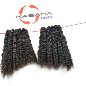 100% non traité cuticule aligné noir couleur naturelle doux indien femmes Extensions de cheveux Grade 10A dentelle gros paquet - Product Image 6